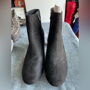 A New Day Black ultra suede Ankle boots